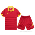 Groothandel aangepaste goedkope voetbal uniforme set voetbal jersey